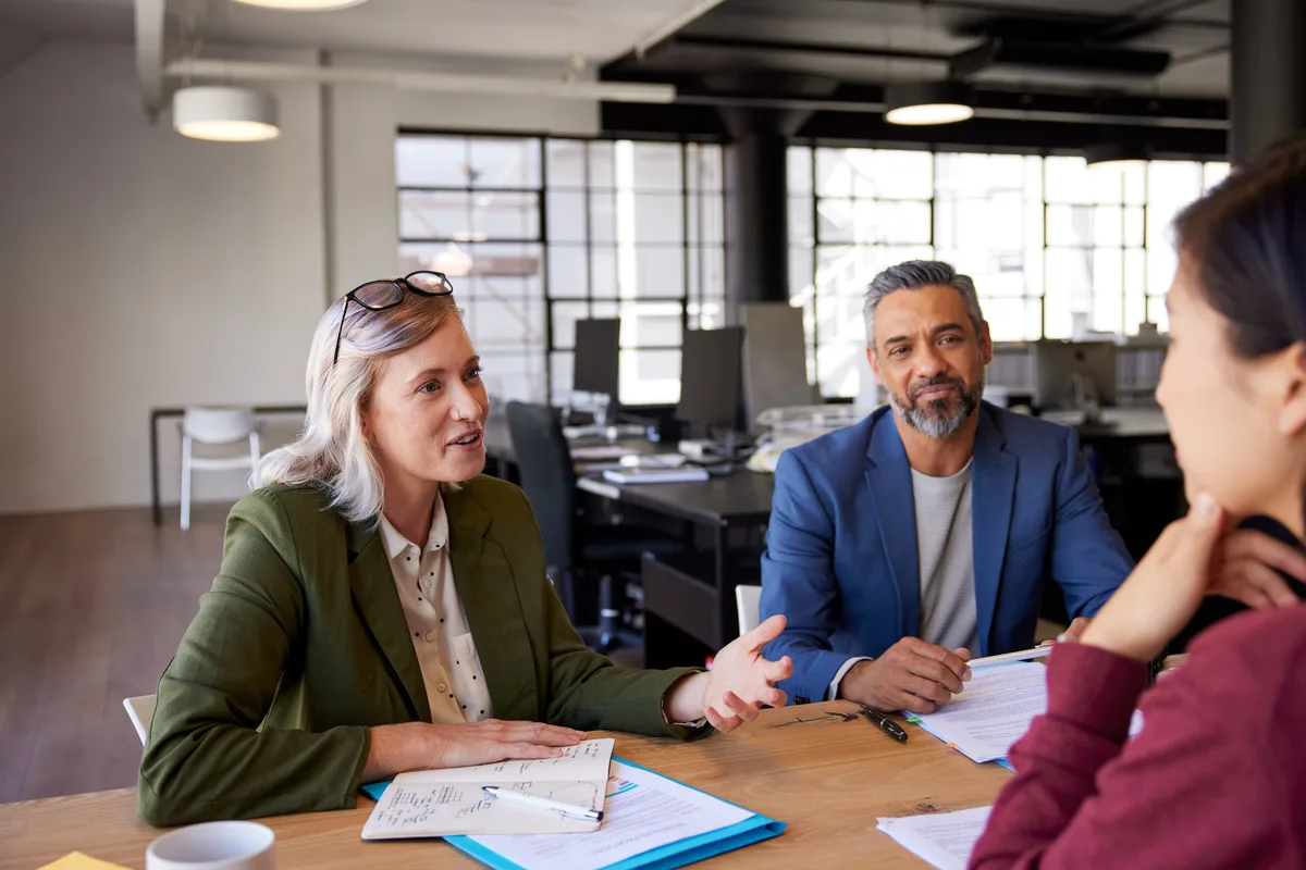 Recruiter interviewing a candidate